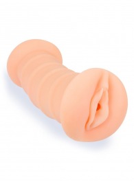 Телесный двусторонний мастурбатор с вибропулей и эрекционными кольцами в комплекте - Sexy Girl - в Новосибирске купить с доставкой