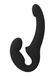 Черный безремневой страпон Share Lite - Fun Factory - купить с доставкой в Новосибирске