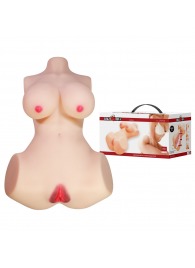 Мастурбатор-торс Aveline с 2 любовными тоннелями - Baile - в Новосибирске купить с доставкой