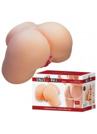 Телесный мастурбатор с 2 любовными отверстиями Olivia - Baile - в Новосибирске купить с доставкой