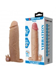 Телесная насадка на пенис Xerxes - 22 см. - Baile - в Новосибирске купить с доставкой