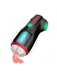 Интерактивный мастурбатор Raven с вакуумом, вибрацией и подсветкой - Shots Media BV - в Новосибирске купить с доставкой