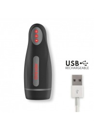 Черный автоматический мастурбатор с управлением через приложение - Oninder - в Новосибирске купить с доставкой