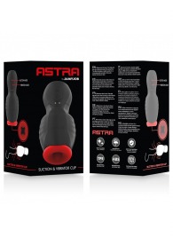 Черно-красный мастурбатор с вибрацией и всасыванием - JAMYJOB - в Новосибирске купить с доставкой