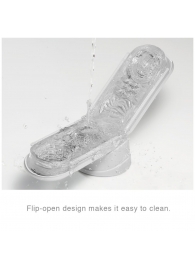 Белый мастурбатор FLIP 0 (ZERO) - Tenga - в Новосибирске купить с доставкой