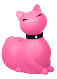 Розовый массажёр-кошка I Rub My Kitty с вибрацией - Big Teaze Toys