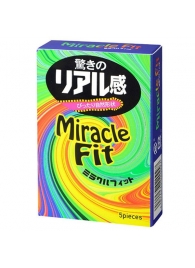 Презервативы Sagami Xtreme Miracle Fit - 5 шт. - Sagami - купить с доставкой в Новосибирске
