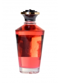 Массажное интимное масло с ароматом клубничного вина - 100 мл. - Shunga - купить с доставкой в Новосибирске