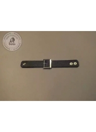 Чёрный браслет с квадратной пряжкой - Подиум - купить с доставкой в Новосибирске