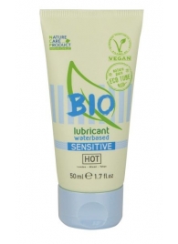 Органический лубрикант для чувствительной кожи Bio Sensitive - 50 мл. - HOT - купить с доставкой в Новосибирске