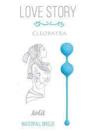 Голубые вагинальные шарики Cleopatra Waterfall Breeze - Lola Games