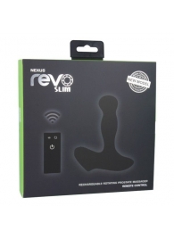 Чёрный перезаряжаемый массажёр предстательной железы NEXUS Revo Slim - Nexus Range - в Новосибирске купить с доставкой