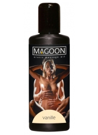 Массажное масло Magoon Vanille с ароматом ванили - 100 мл. - Orion - купить с доставкой в Новосибирске