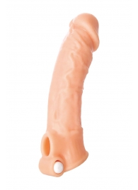 Удлиняющая насадка на пенис с вибрацией - 18,5 см. - ToyFa - в Новосибирске купить с доставкой