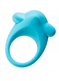 Голубое эрекционное силиконовое кольцо TOYFA A-Toys - A-toys - в Новосибирске купить с доставкой