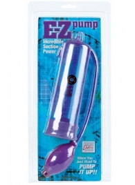 Фиолетовая вакуумная помпа E-Z Pump - California Exotic Novelties - в Новосибирске купить с доставкой