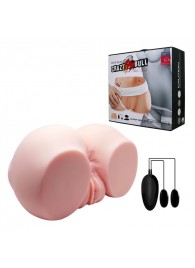 Телесный мастурбатор с двумя любовными тоннелями и вибрацией - Baile - в Новосибирске купить с доставкой
