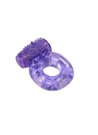 Фиолетовое эрекционное кольцо с вибрацией Rings Axle-pin - Lola Games - в Новосибирске купить с доставкой