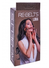 Кляп-трензель Lora с металлическими кольцами - Rebelts - купить с доставкой в Новосибирске