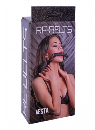 Кляп-трензель Vesta с металлическими кольцами - Rebelts - купить с доставкой в Новосибирске