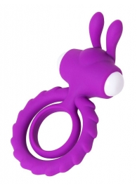Фиолетовое эрекционное кольцо на пенис JOS  GOOD BUNNY - JOS - в Новосибирске купить с доставкой