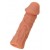 Телесная реалистичная насадка KOKOS Extreme Sleeve 05 с дополнительной стимуляцией - 12,7 см. - KOKOS - в Новосибирске купить с доставкой