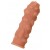 Телесная реалистичная насадка KOKOS Extreme Sleeve 11 с дополнительной стимуляцией - 12,7 см. - KOKOS - в Новосибирске купить с доставкой
