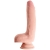 Телесный фаллоимитатор на присоске 9  Triple Density Cock with Balls - 24,1 см. - Pipedream