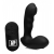 Черный стимулятор простаты Alpha-Pro 7X P-Milker Silicone Prostate Stimulator with Milking Bead - XR Brands - в Новосибирске купить с доставкой