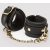 Черные наручники Bound to You Faux Leather Wrist Cuffs - Fifty Shades of Grey - купить с доставкой в Новосибирске