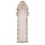 Дымчатая удлиняющая насадка на пенис Extra Texture Sleeve - 16,2 см. - Chisa - в Новосибирске купить с доставкой