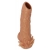 Телесная насадка с усиками и открытой головкой Nude Sleeve S - 10 см. - KOKOS - в Новосибирске купить с доставкой