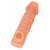 Телесная закрытая насадка с шершавой головкой Cock Sleeve Size L - 17,6 см. - KOKOS - в Новосибирске купить с доставкой