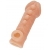 Телесная закрытая насадка с шишечками Cock Sleeve Size M - 15,6 см. - KOKOS - в Новосибирске купить с доставкой