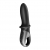 Черный анальный вибратор Hot Passion с функцией нагрева - Satisfyer - в Новосибирске купить с доставкой