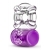 Фиолетовое эрекционное виброкольцо Pleaser Rechargeable C-Ring - Blush Novelties - в Новосибирске купить с доставкой
