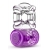 Фиолетовое эрекционное виброкольцо One Night Stand Vibrating C-Ring - Blush Novelties - в Новосибирске купить с доставкой