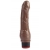 Коричневый вибратор 7.6 Vibrating Dildo - 19,5 см. - CNT