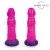 Розовый рельефный фантазийный фаллоимитатор - 20 см. - Bior toys - купить с доставкой в Новосибирске