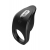 Черное эрекционное виброкольцо Vibro Lust Ring - MALESATION - в Новосибирске купить с доставкой