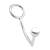 Кольцо на пенис с анальным стимулятором Stainless Steel Anal Hook   Cock Ring - BlueLine - в Новосибирске купить с доставкой