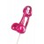 Розовый леденец в форме члена со вкусом айриш крим - 80 гр. - Sosuчki - купить с доставкой в Новосибирске