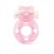 Розовое эрекционное виброкольцо в форме мишки - 1137 - в Новосибирске купить с доставкой