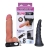 Страпон с 2 насадками и вибрацией UniStrap - 20 и 18 см. - LOVETOY (А-Полимер) - купить с доставкой в Новосибирске