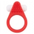 Красное эрекционное кольцо LIT-UP SILICONE STIMU RING 1 RED - Dream Toys - в Новосибирске купить с доставкой