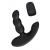 Черный силиконовый стимулятор простаты Levett Nitoc с пультом ДУ - Levett - в Новосибирске купить с доставкой