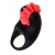 Чёрно-красное эрекционное виброкольцо Erotist - Erotist Adult Toys - в Новосибирске купить с доставкой
