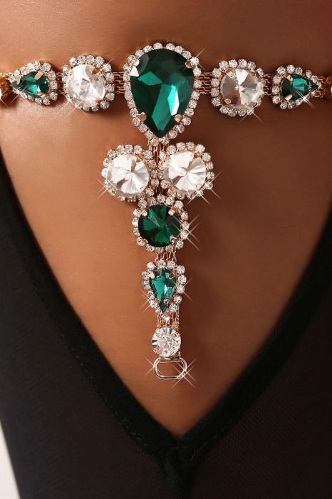 Чулки со стразами на атласном поясе - Lolitta купить с доставкой