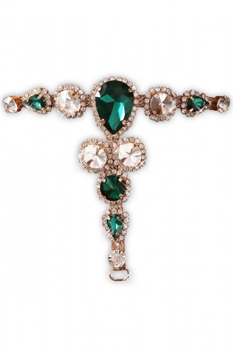 Чулки со стразами на атласном поясе - Lolitta купить с доставкой