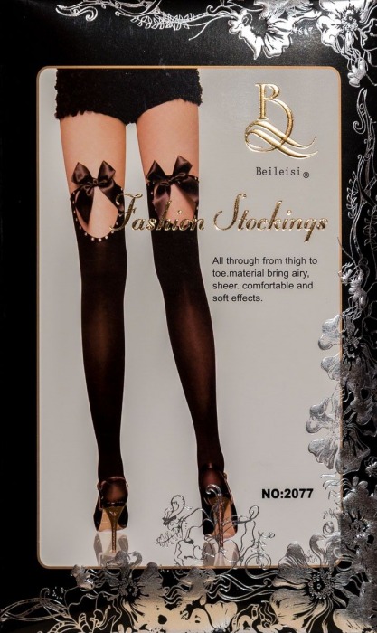 Чулочки с бантом и стразами - Джага-Джага купить с доставкой